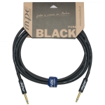 Cavo professionale hi-fi studio per chitarra basso jack dritto 6.3mm mod: BLACK ONE